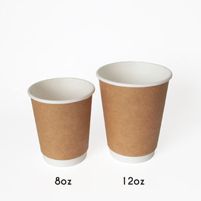 생물 분해 가능 음주 PLA 코팅 재활용할 수 있는 중벽 종이 커피컵