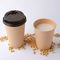 공장 뜨거운 판매 Eco 우호적 일회용 종이 커피는 온음료를 위해 테이크아웃식음식 종이컵을 잔 모양으로 만듭니다