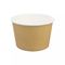 32 온스 Eco 우호적 버릴 수 있는 크라프트 지 과일샐러드 식용 종이 컵 종이 그릇