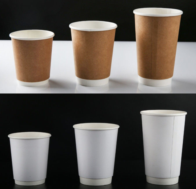 일회용 종이는 맞춘 인쇄물 커피컵을 싸는 테이크아웃식음식을 잔 모양으로 만듭니다
